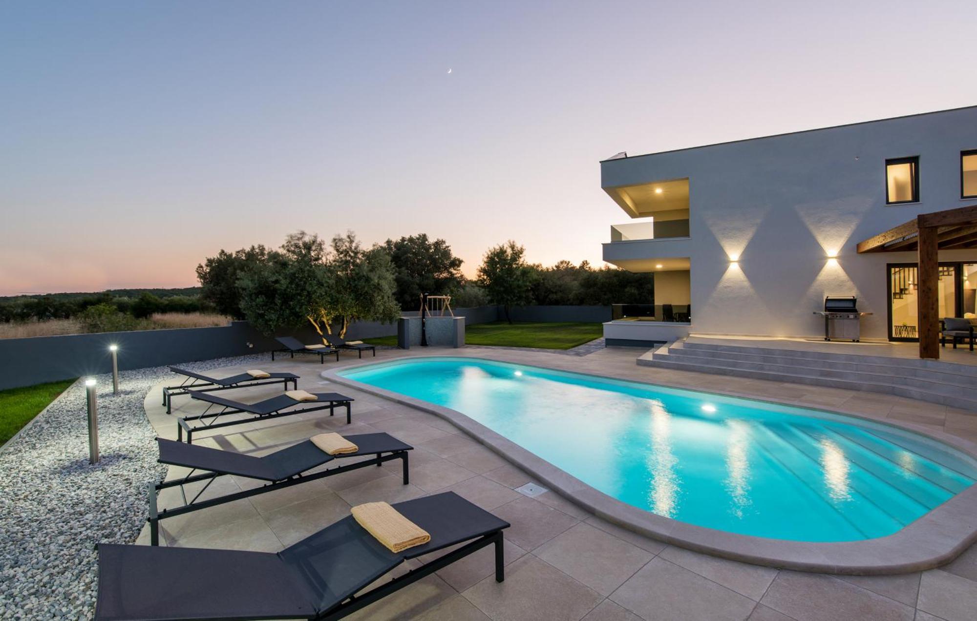 Villa Posidonia Near Pula With Sea View And Surrounded By Olive Trees Крница Екстер'єр фото