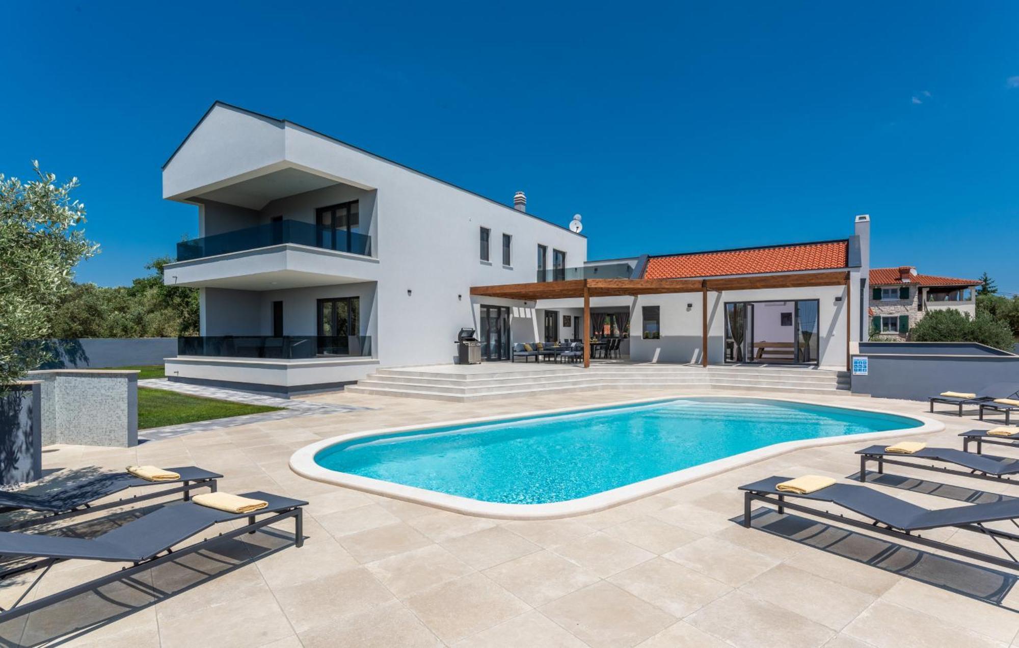 Villa Posidonia Near Pula With Sea View And Surrounded By Olive Trees Крница Екстер'єр фото