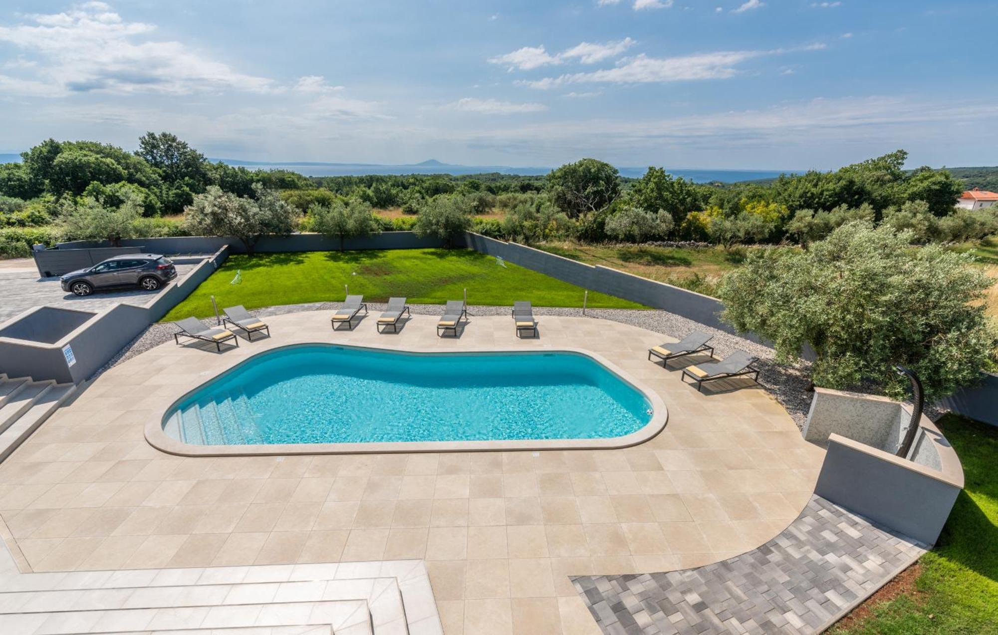 Villa Posidonia Near Pula With Sea View And Surrounded By Olive Trees Крница Екстер'єр фото